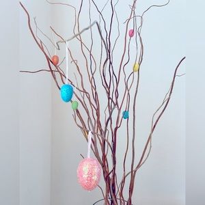 Hanging Easter egg ornaments
